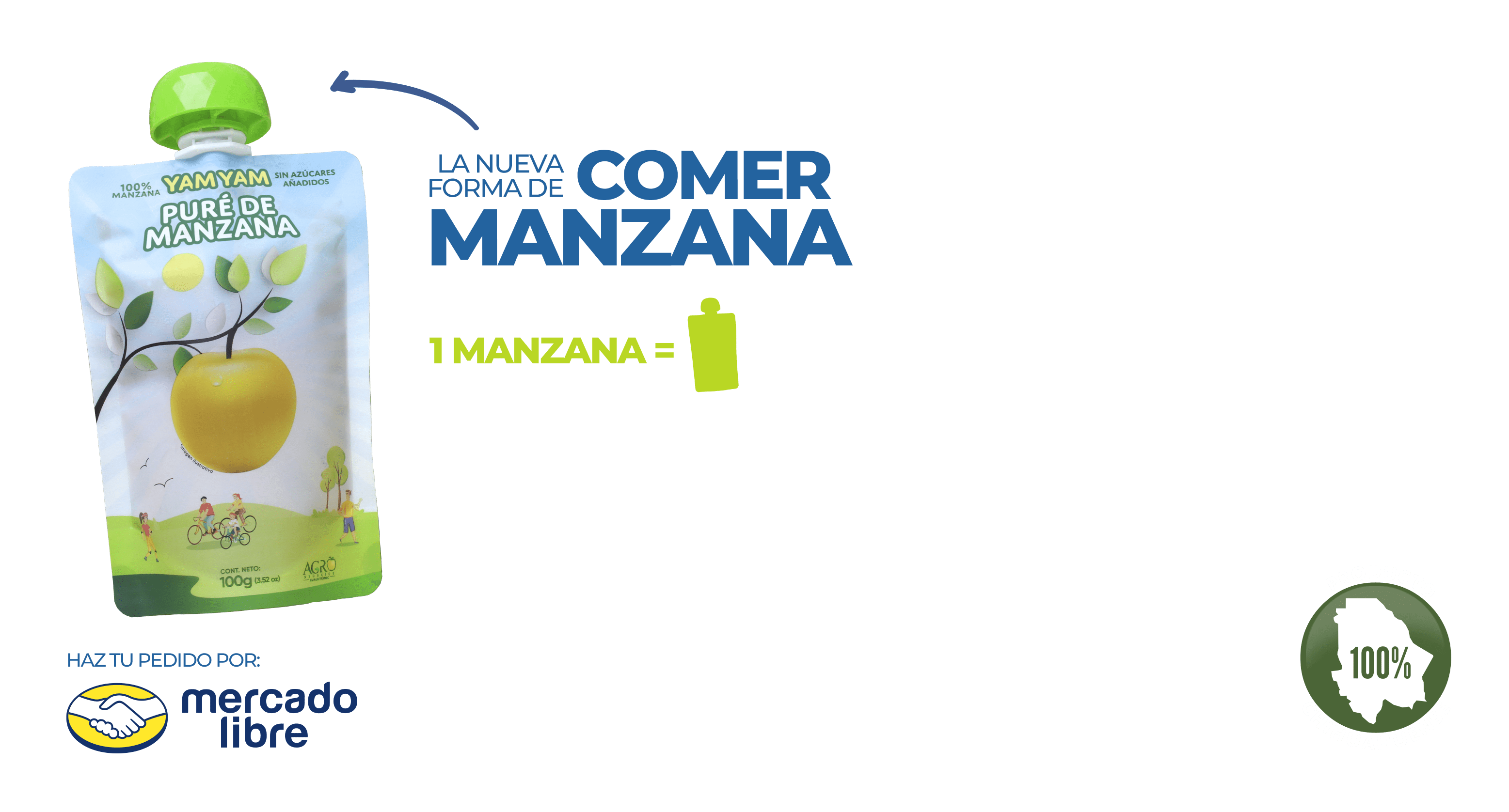 bannner pure de manzana